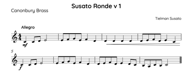 Thumbnail image of brass music by Susato